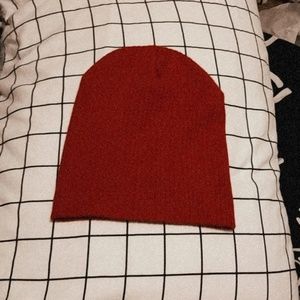 red beanie